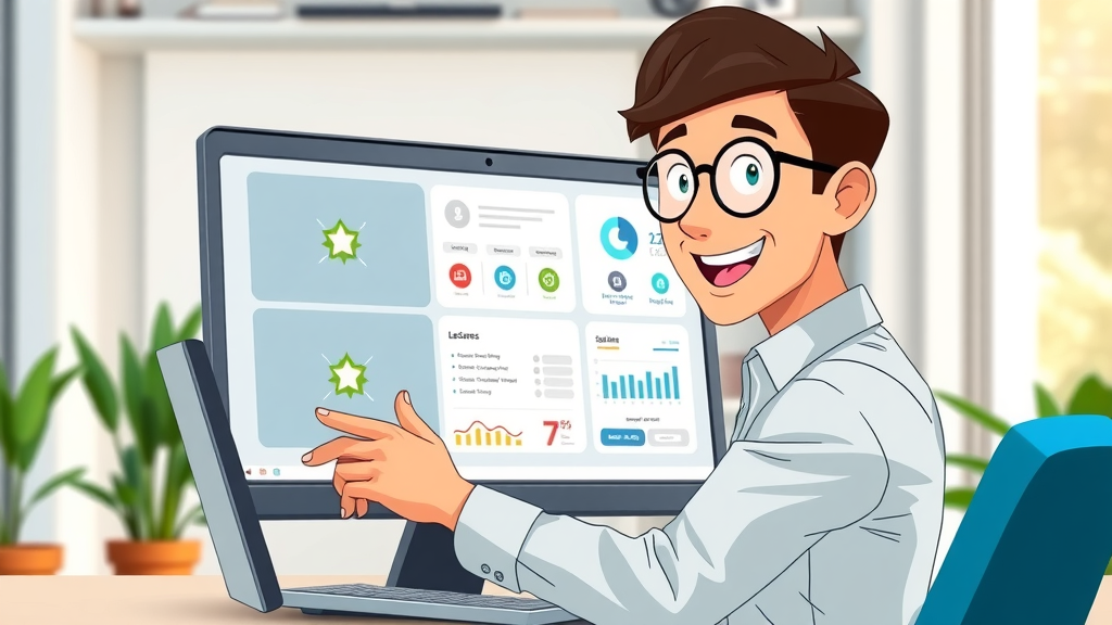 delighted user exploring a modern website with enhanced user experience and schema highlights in Richmond Hill