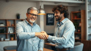 Richmond Hill 13 Shaking hands in agreement for seo services